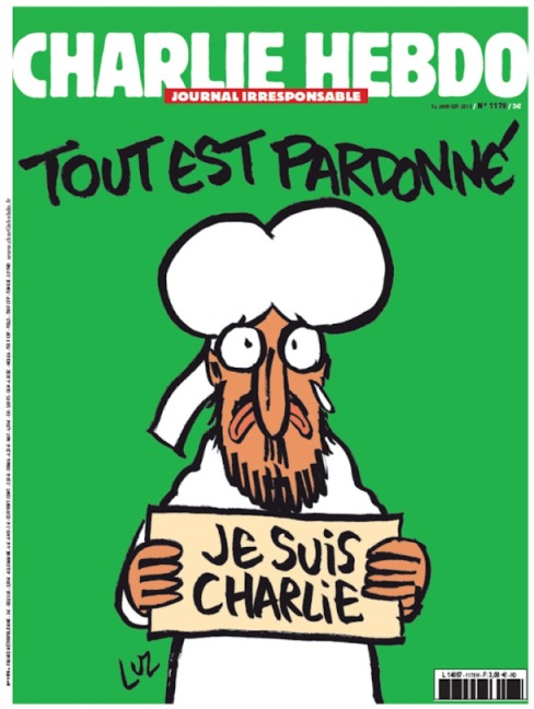 Mahoma aparece llorando en la portada del nuevo “Charlie Hebdo”