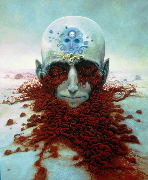 Zdzisław Beksiński, o pintar el oscuro rostro de los sueños