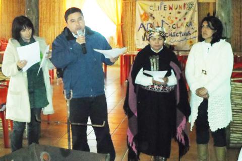 Territorios por el buen vivir y las exigencias de respeto a los derechos Mapuche