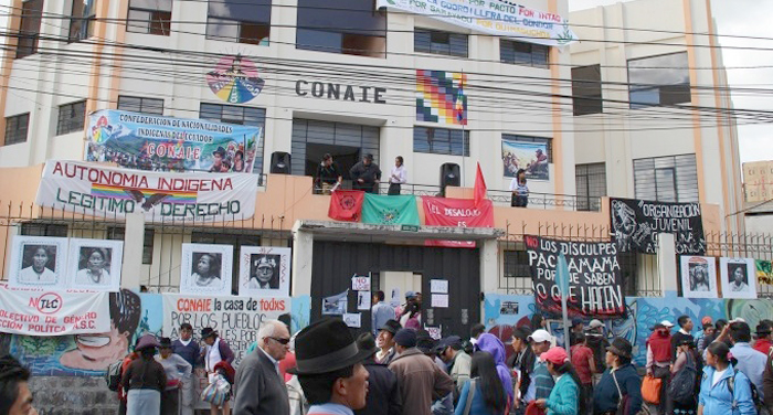El gallito entre Rafael Correa y la principal organización indígena de Ecuador