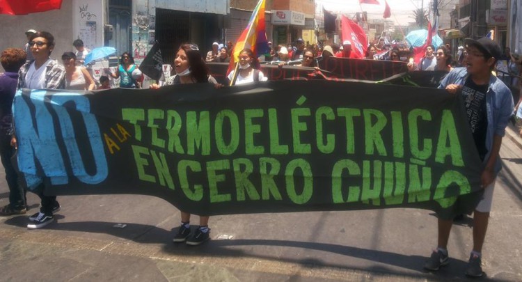 Movimiento ciudadano de Arica expuso al Ministro de Medio Ambiente su preocupación por termoeléctrica en Cerro Chuño
