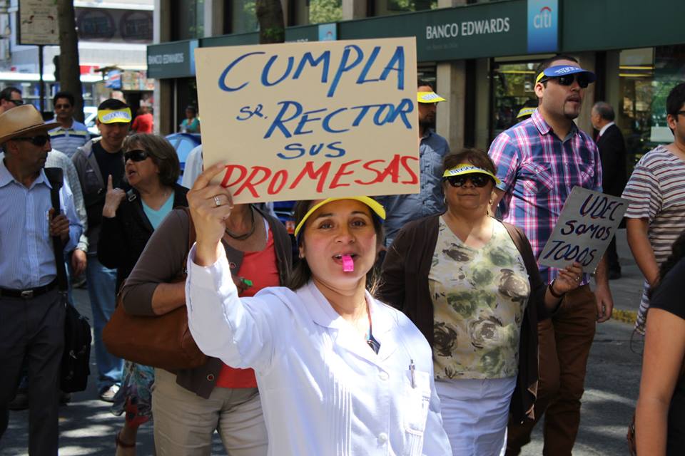 Trabajadores de la Universidad de Concepción declararían la huelga la primera semana de enero