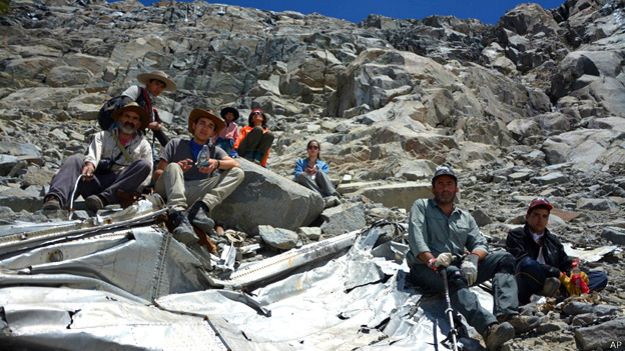 Encuentran restos del avión chileno que desapareció en los Andes en 1961