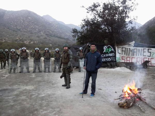 Organizaciones se solidarizan con Caimanes tras violento desalojo de toma