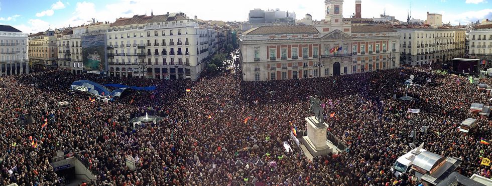 España: la ‘marcha del cambio’ en imágenes