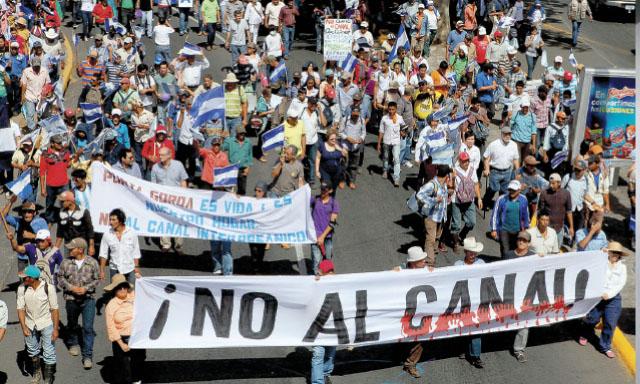 El «NO» al Canal Interoceánico de Nicaragua