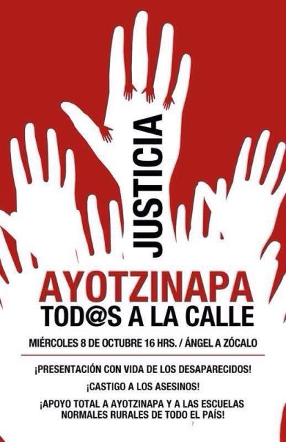 Familiares de 43 desaparecidos de Iguala en Naciones Unidas