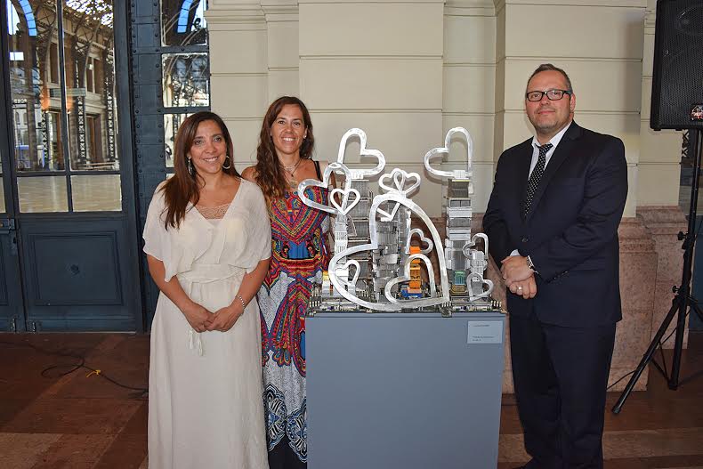 Exposición de esculturas de residuos electrónicos “EnterArte” se inaugura en Estación Mapocho