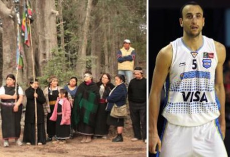 Territorio histórico enfrenta a comunidad mapuche con basquetbolista Ginóbili