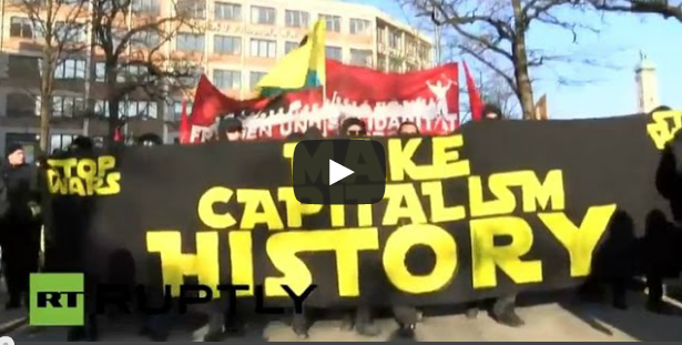 Alemania: protestas en Múnich contra Poroshenko y la OTAN (VIDEO)