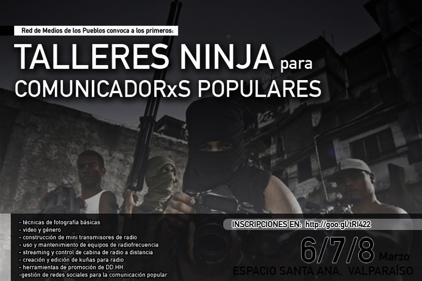 Talleres Ninja para Comunicadorxs populares