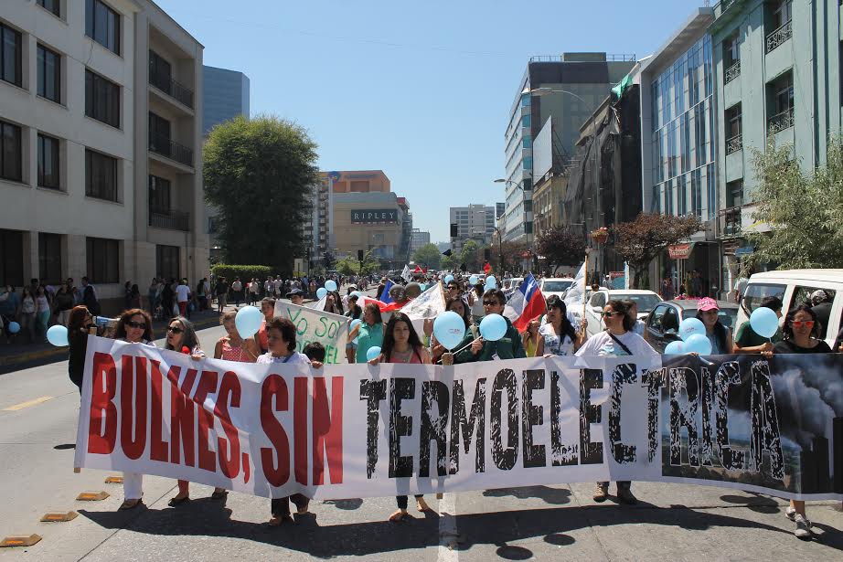 Contundente segunda manifestación contra el megaproyecto Octopus de Biobíogenera