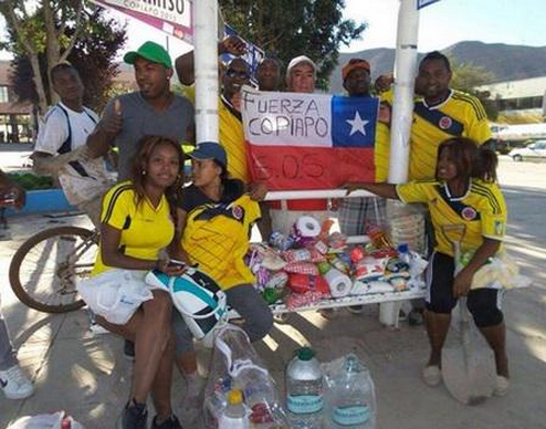 Inmigrantes colombianos se organizan para ayudar en Copiapó