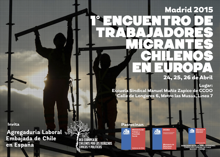 Realizan el primer Encuentro de Chilenos Migrantes en Europa
