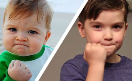Niño mundialmente conocido por meme hace campaña para conseguir un riñón para su padre