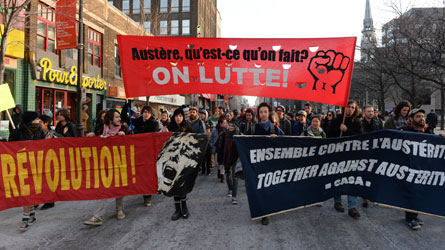Un viento de revolución sopla en Quebec