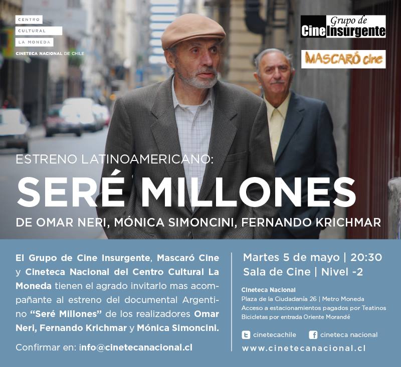Llega a Chile exitoso documental argentino «Seré Millones»