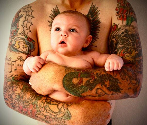 21 fotos que demuestran que una familia tatuada es una familia hermosa