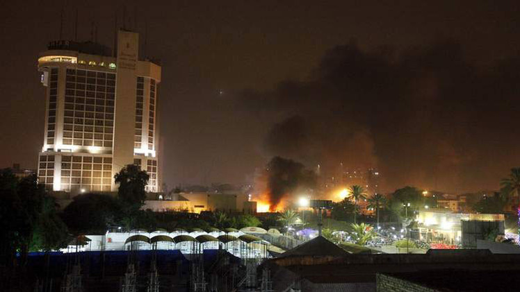 Al menos 10 muertos en una serie de explosiones en hoteles de Bagdad
