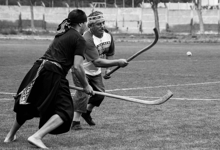 El primer juego de pelota que existió en Neuquén, Argentina, fue mapuche