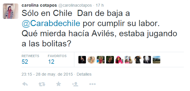 Concejala de UDI defiende a Carabineros: «Qué mierda hacía Avilés, jugaba a las bolitas?»