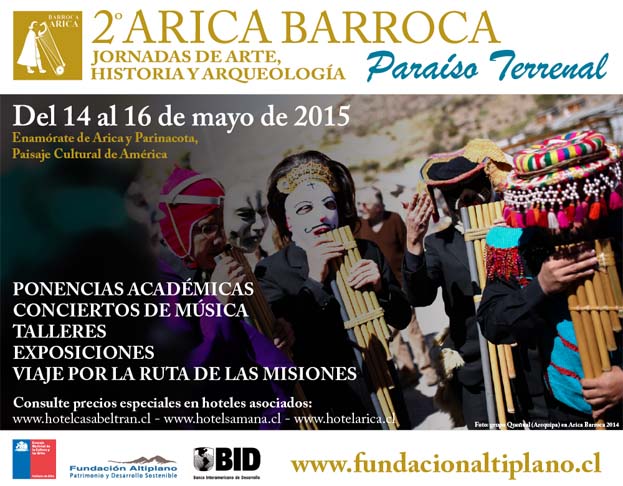 Se viene Arica Barroca 2015