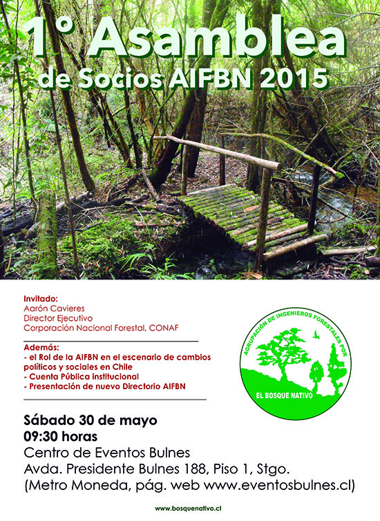 AIFBN analizará escenario político forestal en Asamblea de Soci@s 2015