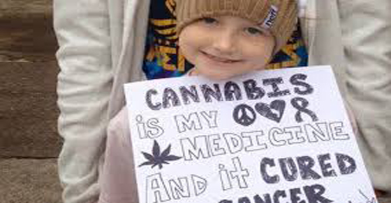 Niña de 9 años que uso Cannabis para curar su cáncer comparte su mensaje con el mundo!