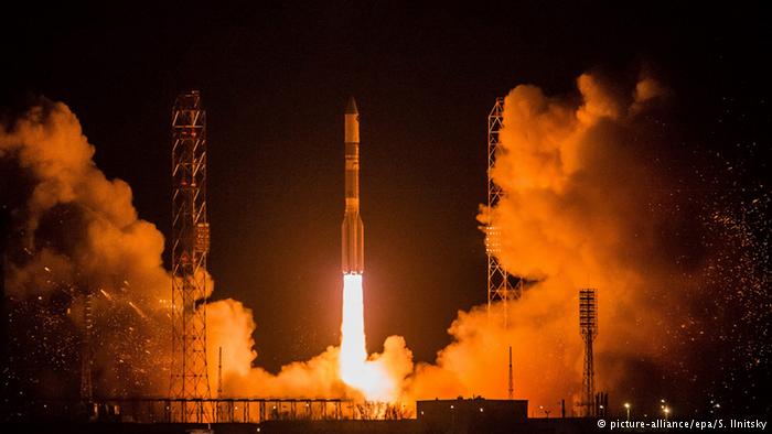 Se estrella un cohete espacial ruso con satélite mexicano