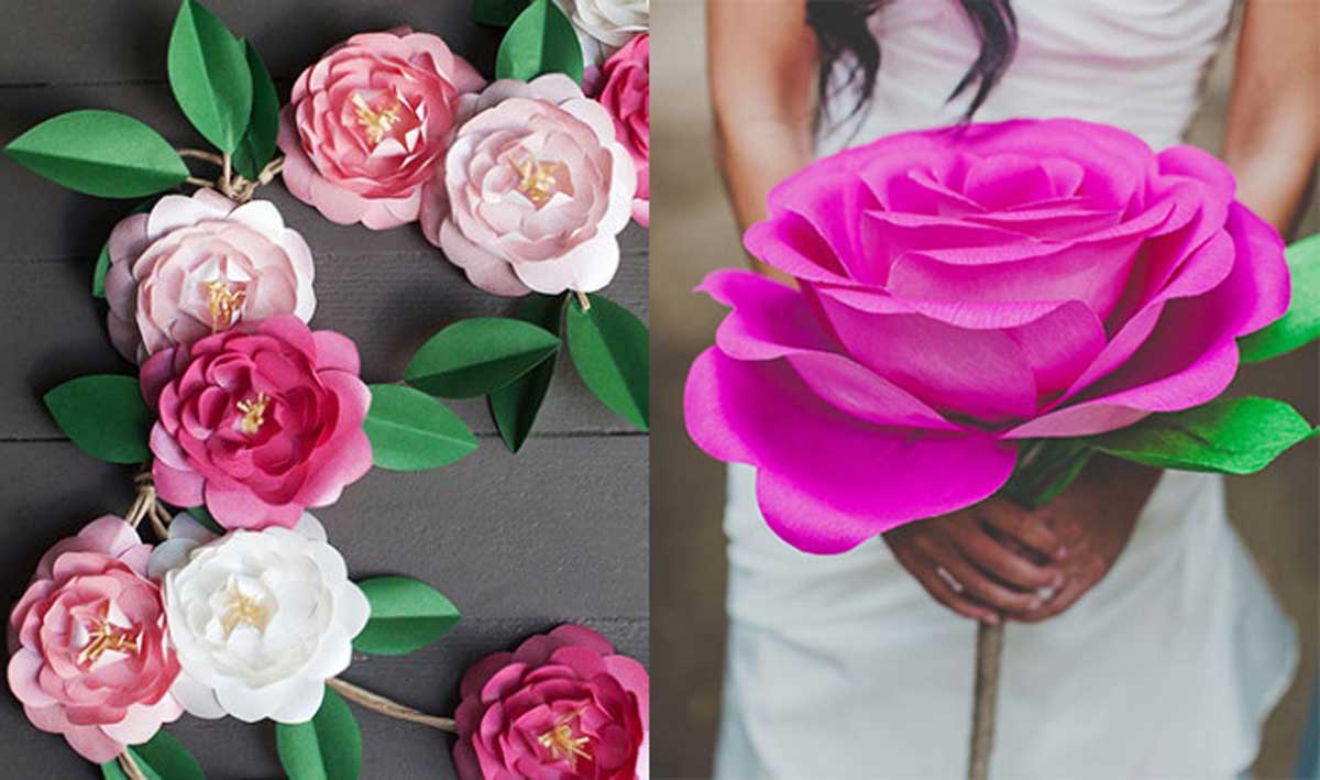 Cómo hacer 5 flores de papel que decorarán tu hogar con estilo y belleza