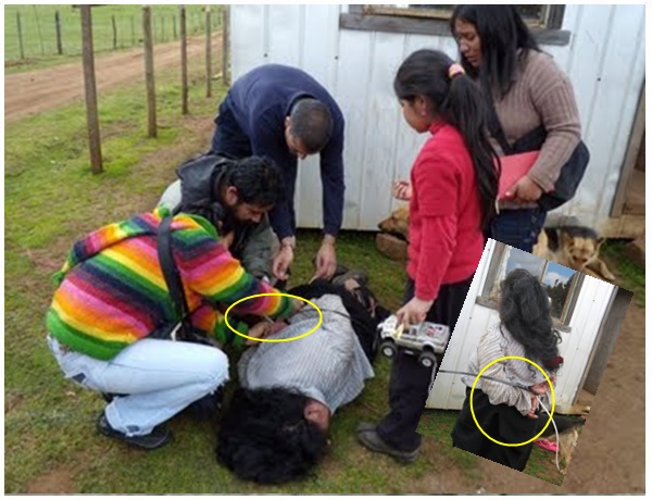 Crudo registro fotográfico acusa que a mujeres, jóvenes y niños mapuche no se respetan sus DD.HH.