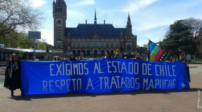 Mapuches denuncian en La Haya que Chile no cumple los tratados con pueblos originarios