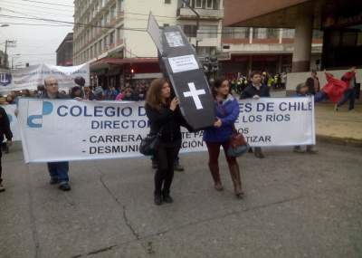 Región de los Ríos: 97% de los docentes se sumará a paro nacional indefinido