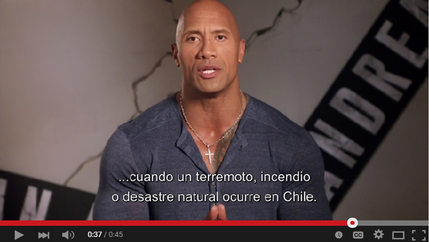 La Roca a los Bomberos de Chile : Ustedes son los verdaderos héroes (Vídeo)