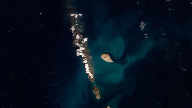 Nueva zona de actividad volcánica: se originan dos nuevas islas en el mar Rojo