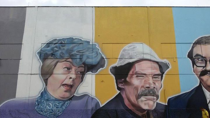 El impresionante mural dedicado al Chavo del 8 en Brazil