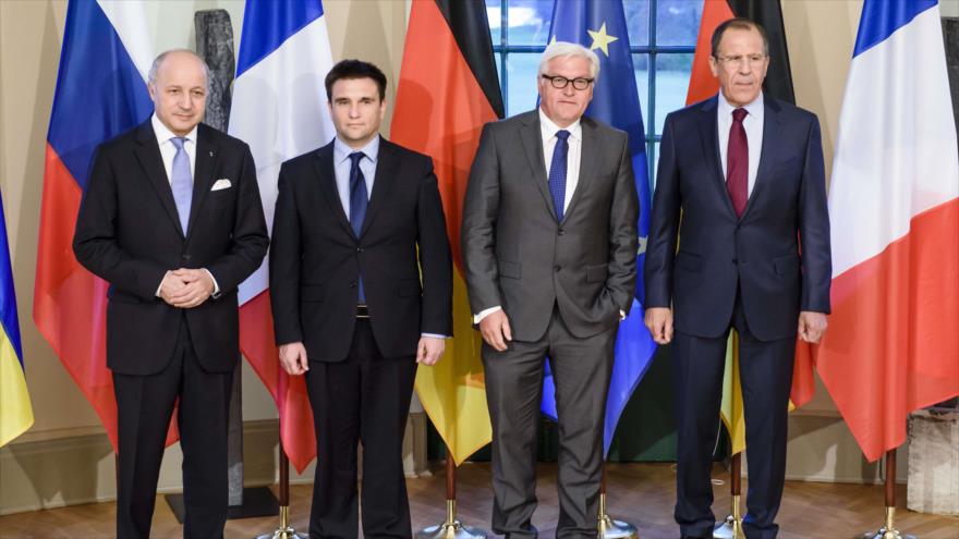 Cuarteto de Normandía tratará cumplimiento de acuerdos de Minsk