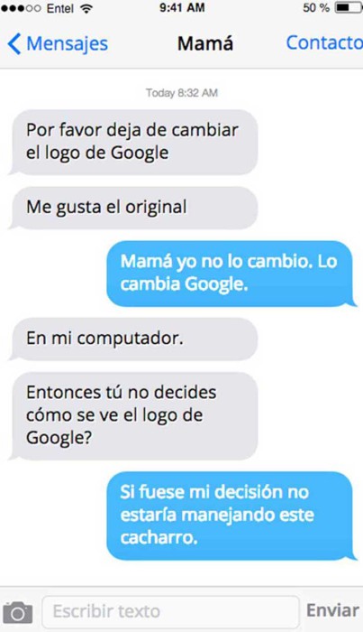 Humor: 13 conversaciones que muestran las dificultades de los padres con las nuevas tecnologías