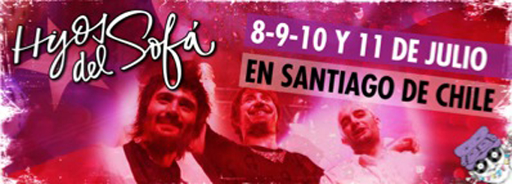 Hijos del Sofá presenta su gira por Chile