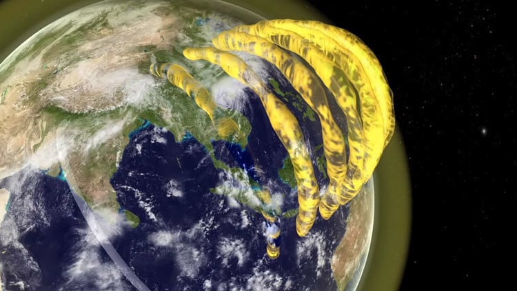Video en 3D: Una estudiante capta la formación de tubos de plasma sobre la Tierra
