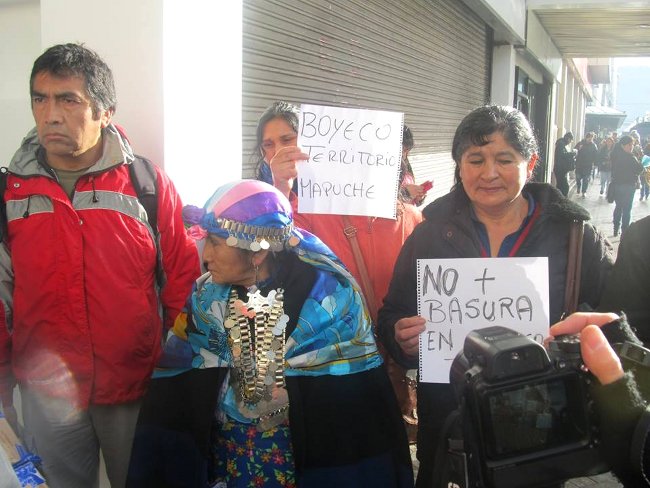 Comunidades mapuche siguen a la espera de anuncios oficiales por cierre de basural Boyeco