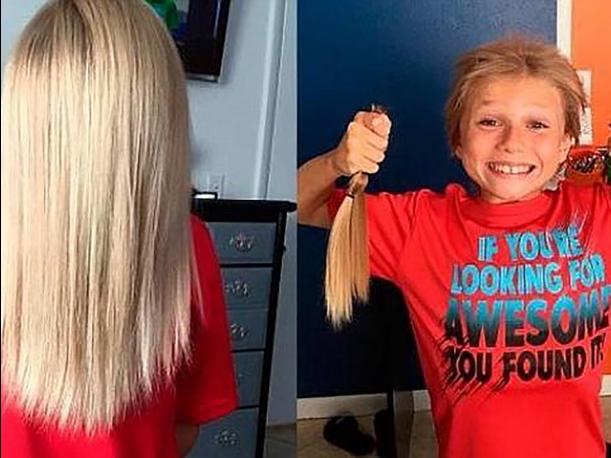 Facebook: Niño de 8 años dona su cabello a enfermos de cáncer y es viral