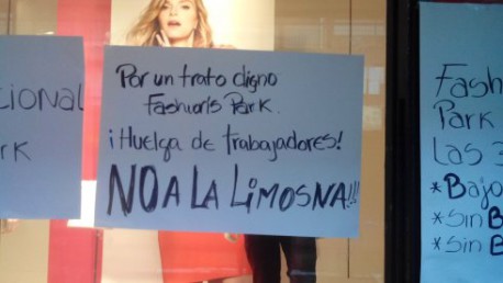Huelga de Fashion´s Park: dictadura laboral