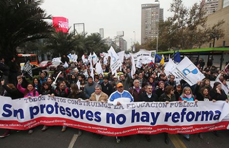 Colegio de profesores participará hoy de la marcha de la Confech