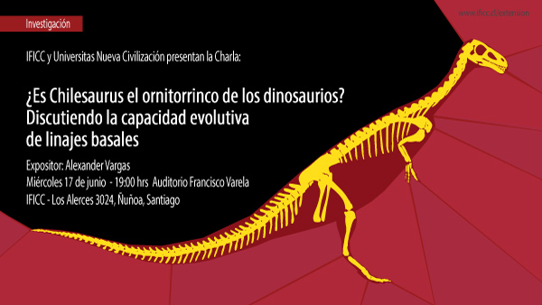 Invitan a charla: El Chilesaurus, ¿el ornitorrinco de los dinosaurios?