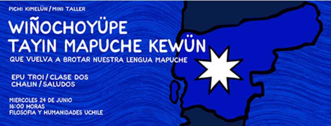 Invitan a mini taller «Qué vuelva a brotar nuestra lengua mapuche» en la U.de Chile