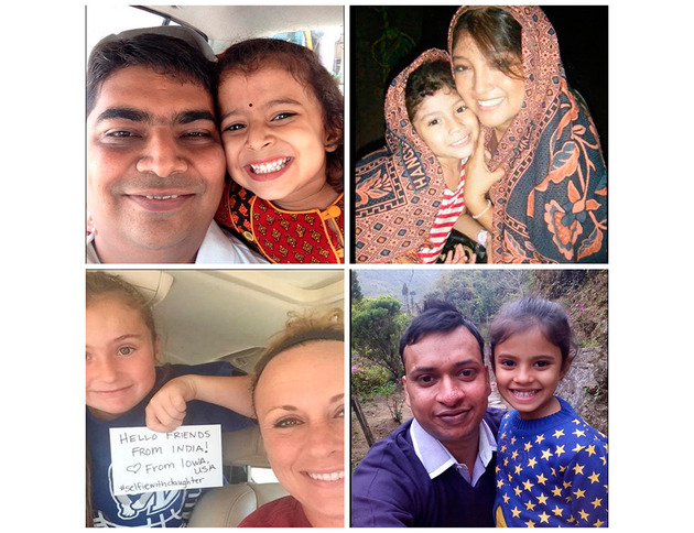 Selfies con hijas para concienciar sobre los femicidios en India