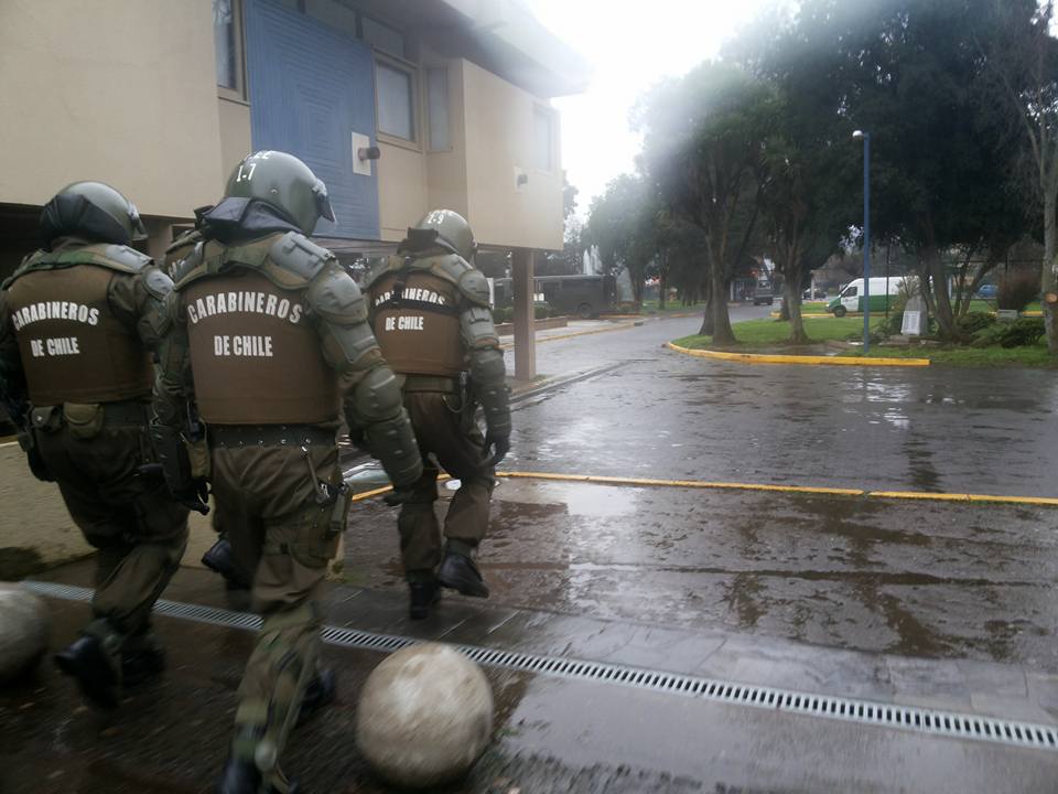 Temuco: Fuerzas Especiales desalojó ambos campus de la UFRO