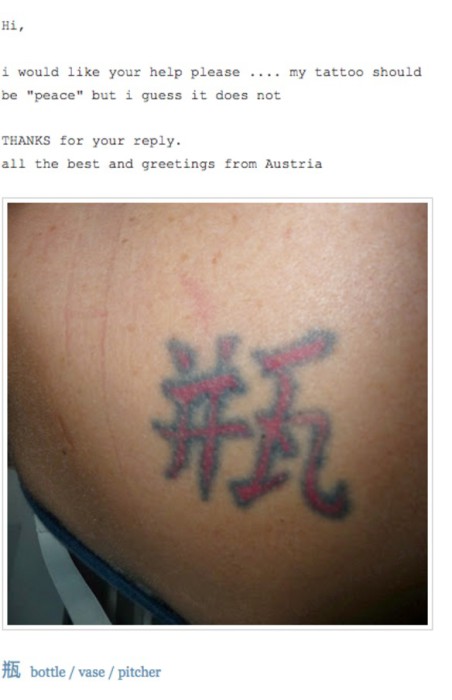 Todos ellos se tatuaron «letras» chinas pensando que querían decir una cosa… Pero NO