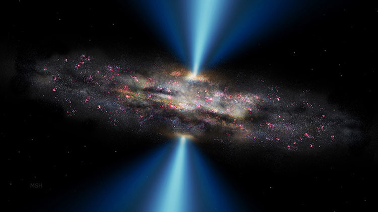 Descubren un agujero negro gigante que crece más rápido de lo que debería